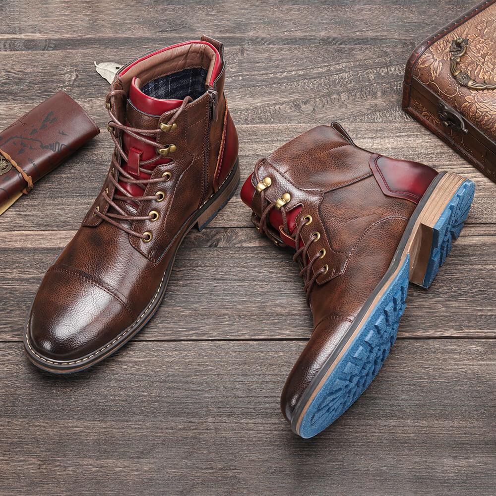 Cris™ | premium leather oxford boots