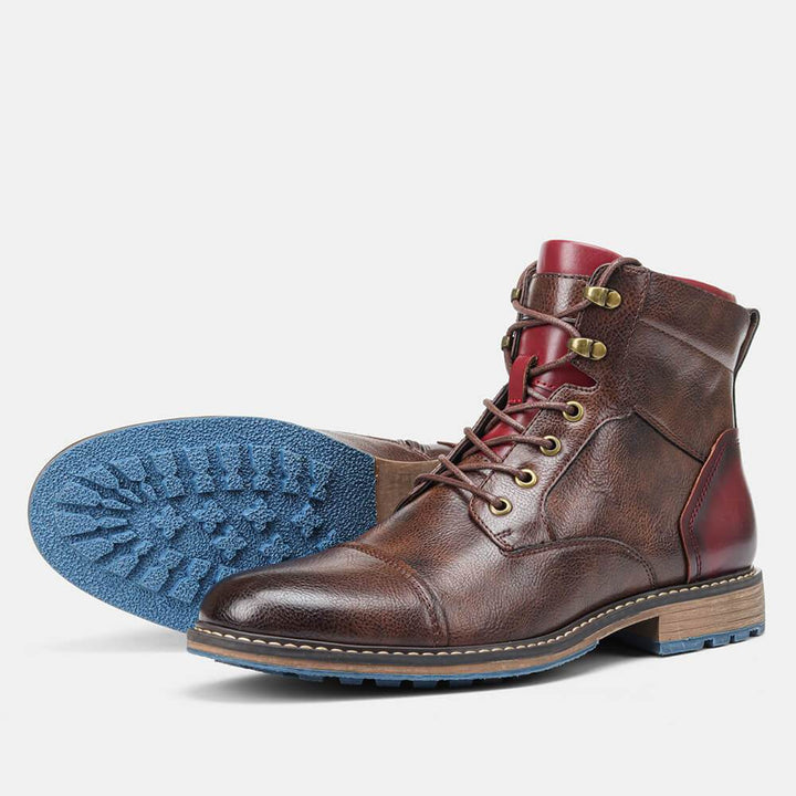 Cris™ | premium leather oxford boots